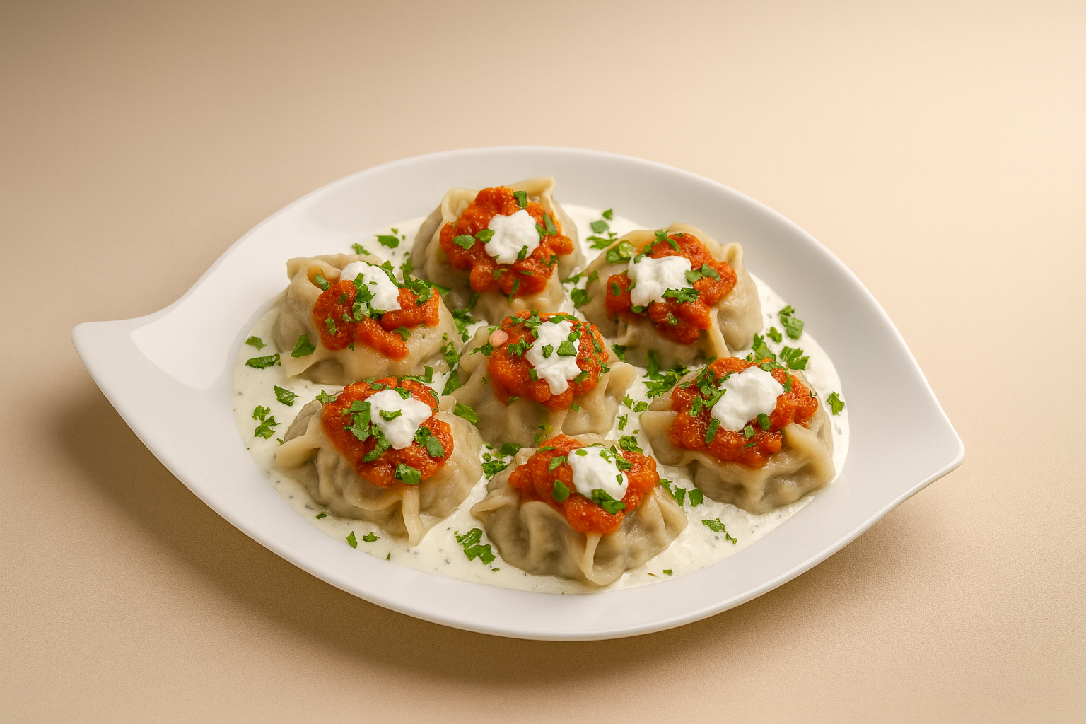 Manto, raviolis afghans à la vapeur